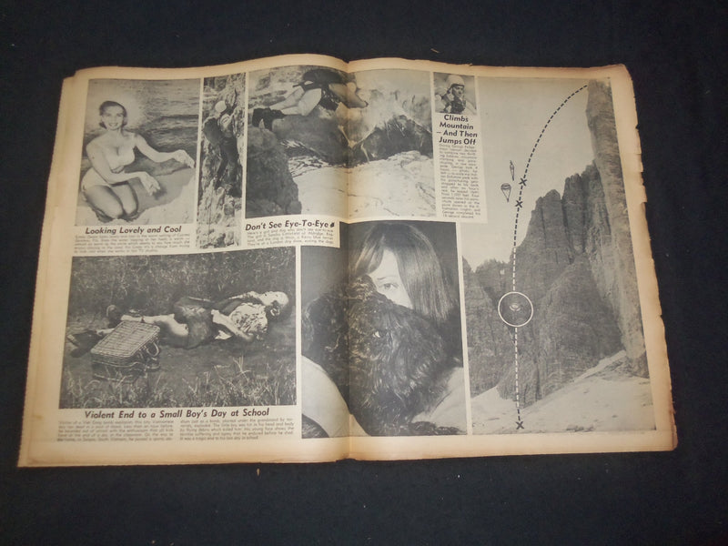 1966 JAN 9 NATIONAL ENQUIRER NEWSPAPER -MOM BEATS SON TO DEATH WITH BAT- NP 7405