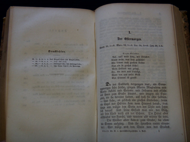 1860-1864 BESSER'S BIBELSTUNDEN VOLUME 1 & 2 - GERMAN - KD 7822