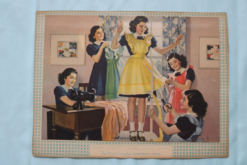 1940'S THE DIONNE QUINTUPLETS PROMO CARDS - LOT OF 2 - K 2582