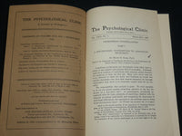 1932-1933 THE PSYCHOLOGICAL CLINIC JOURNAL MAGAZINE LOT OF 4 - WR 572M
