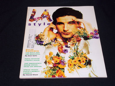 1993 MARCH L.A. STYLE MAGAZINE - BILLY BALDWIN FRONT COVER - E 20190