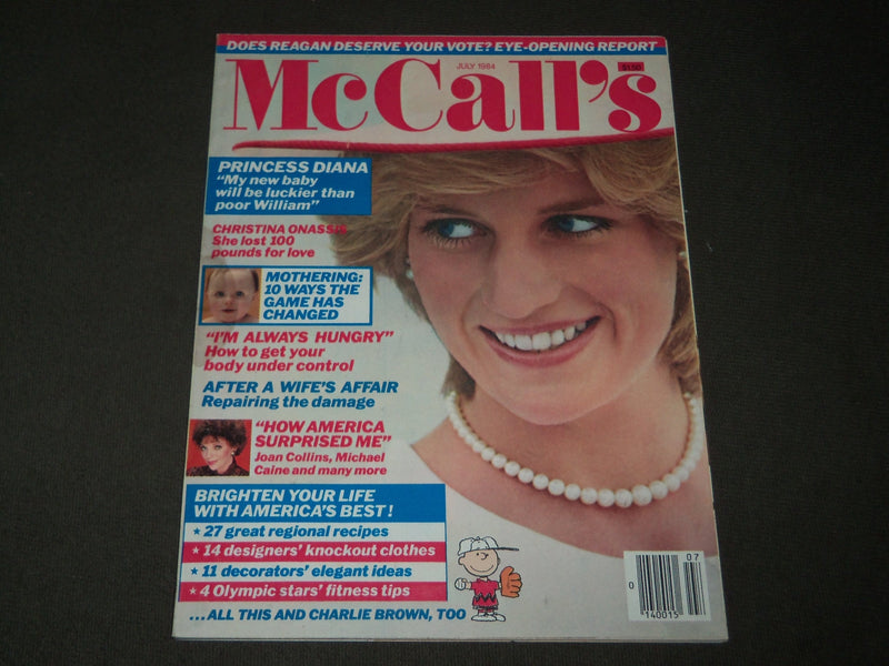 1984 JULY MCCALL'S MAGAZINE - PRINCESS DIANA COVER - B 2938