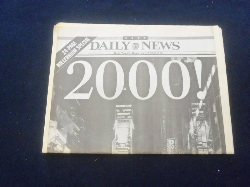 2000 JAN 1 NEW YORK DAILY NEWS NEWSPAPER - 2000! - NP 6059