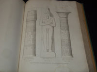 1839 L'ARCHITETTURE ANTICA VOLUME BY LUIGI CANINA - EGYPT ARCHITECTURE - Z 275
