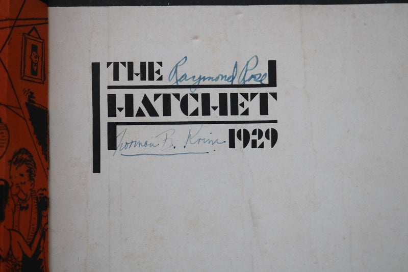 1929 THE HATCHET GEORGE WASHINGTON HIGH SCHOOL YEARBOOK - NEW YORK, NY - YB 3593
