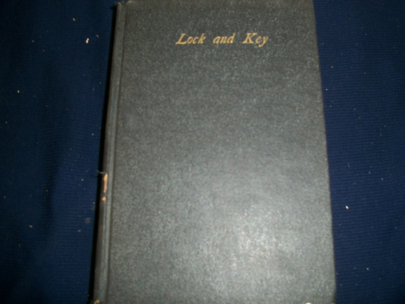 1940 LOCK AND KEY HARMONY GOSPELS BOOK BY LEE REHBERGER SIGNED - KD 589