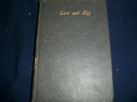 1940 LOCK AND KEY HARMONY GOSPELS BOOK BY LEE REHBERGER SIGNED - KD 589