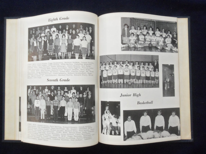 1966 MILESTONE MILES COMMUNITY SCHOOL YEARBOOK - MILES, IOWA - YB 3055