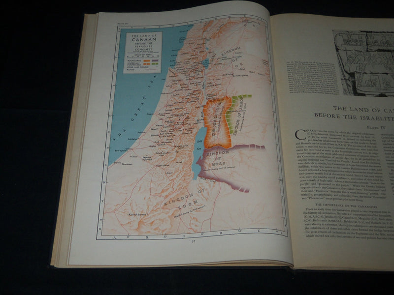 1945 THE WESTMINSTER HISTORICAL ATLAS TO THE BIBLE BY WRIGHT & FILSON - KD 5378