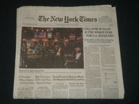 2020 MAY 16 NEW YORK TIMES COLLAPSE IN SALES IS THE WORST EVE FOR U. S RETAILERS