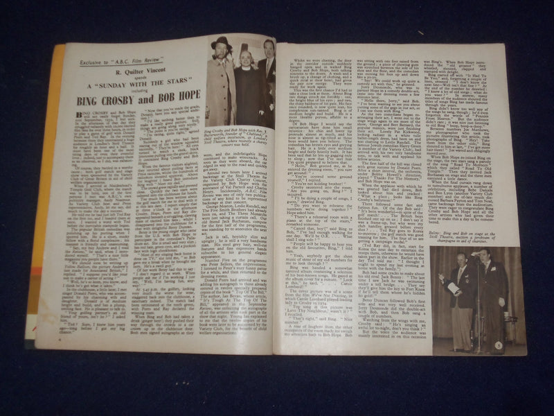 1952 DECEMBER FILM REVIEW MAGAZINE - BRITISH LOVELIES - ELIZABETH TAYLOR- J 9664