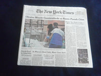 2022 MARCH 23 NEW YORK TIMES-UKRAINE MOUNTS COUNTERATTACKS, RUSSIA POUNDS CITIES
