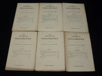 1922 THE JOURNAL OF PHILOSOPHY MAGAZINE LOT OF 18 ISSUES - WR 632C