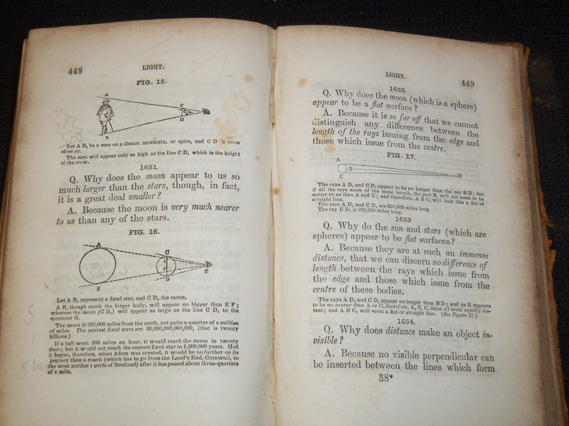 1856 R. E. PETERSON'S FAMILIAR SCIENCE OF COMMON THINGS BOOK - J 8127