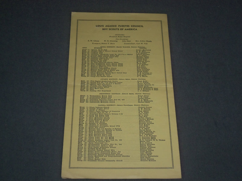 1950 APRIL 15 THE SCOUT CIRCUS PROGRAM - CORNELL HALL - ITHACA NEW YORK - J 2628