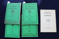 1932-1933 JOURNAL OF FORESTRY MAGAZINE - LOT OF 4 + 1931 SUPP/INDEX - O 3428