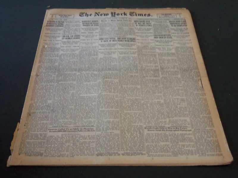 1930 OCTOBER 19 NEW YORK TIMES - BRUENING IS VICTOR IN REICHSTAG VOTING- NT 5746