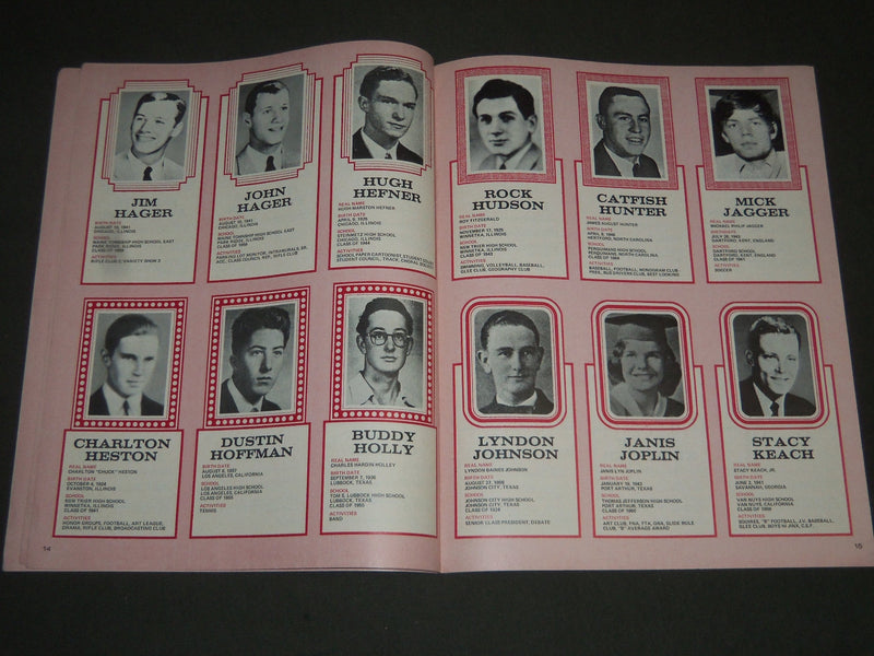 1977 CELEBRITY YEARBOOK MAGAZINE - HIGH SCHOOL PHOTOS OF STARS - ST 4960