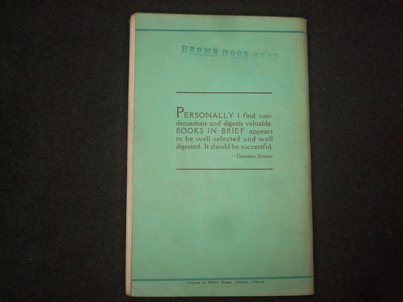 1937 MARCH BOOKS IN BRIEF MAGAZINE - ROBERT FROST - JAMES HILTON - J 9981