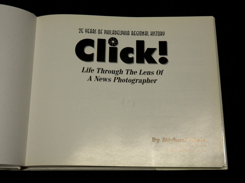1998 CLICK PHILADELPHIA REGIONAL HISTORY BOOK INSCRIBED BY VIOLA - R 710R