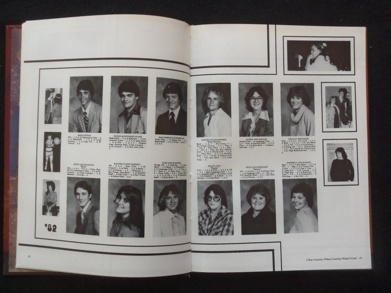 1982 KANILLIO KANSAS HIGH SCHOOL YEARBOOK - KANSAS, ILLINOIS - YB 3357