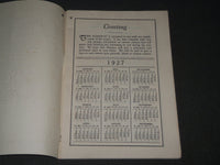 1927 EVERY DAY ALMANAC AND HOME HELPS - BRATTLEBORO, VERMONT - J 2804
