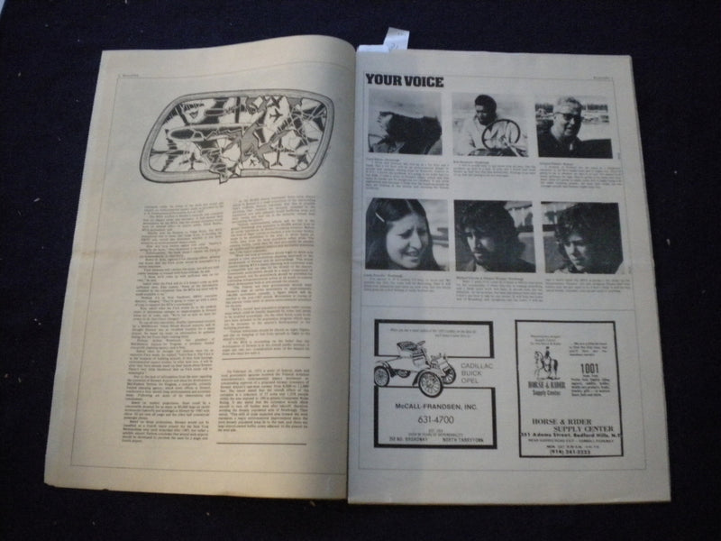 1972 HUDSON VALLEY VOICE NEWSPAPER - VOL. 1, ISSUE 1 - NP 6006