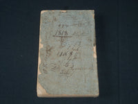 1818 WALTON'S VERMONT REGISTER AND ALMANAC NO. 1 - SOFTCOVER - J 3918