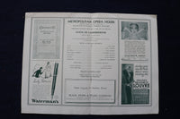 1929-1934 METROPOLITAN OPERA HOUSE PROGRAMS - LOT OF 4 - K 1699