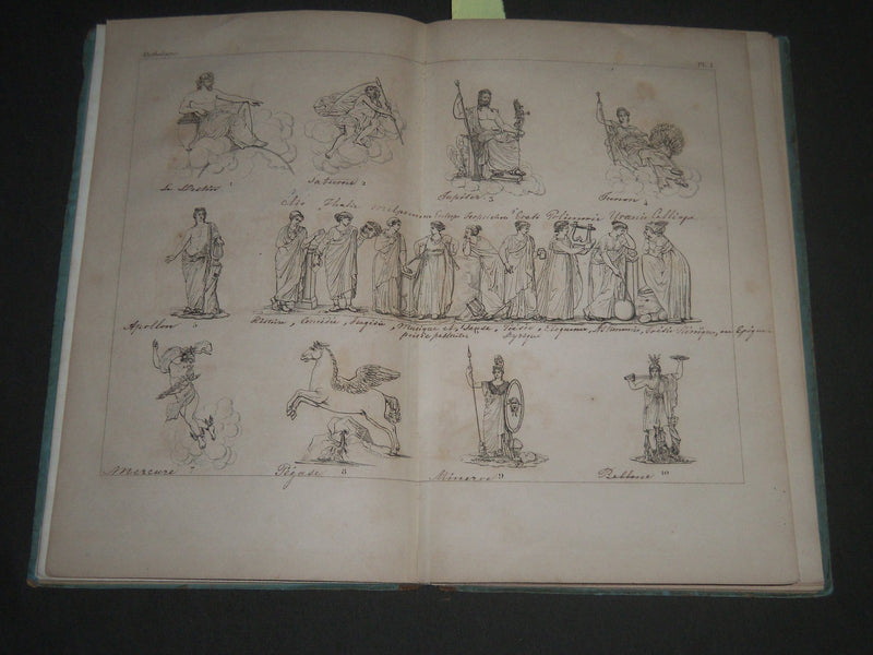 1845 LECONS DE MYTHOLOGIE BY M. GERUZEZ FRENCH VOLUME - KD 4293