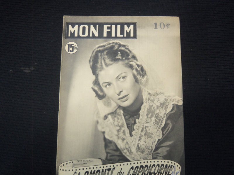 1950 DECEMBER 6 MON FILM FRENCH MAGAZINE - INGRID BERGMAN - E 26163