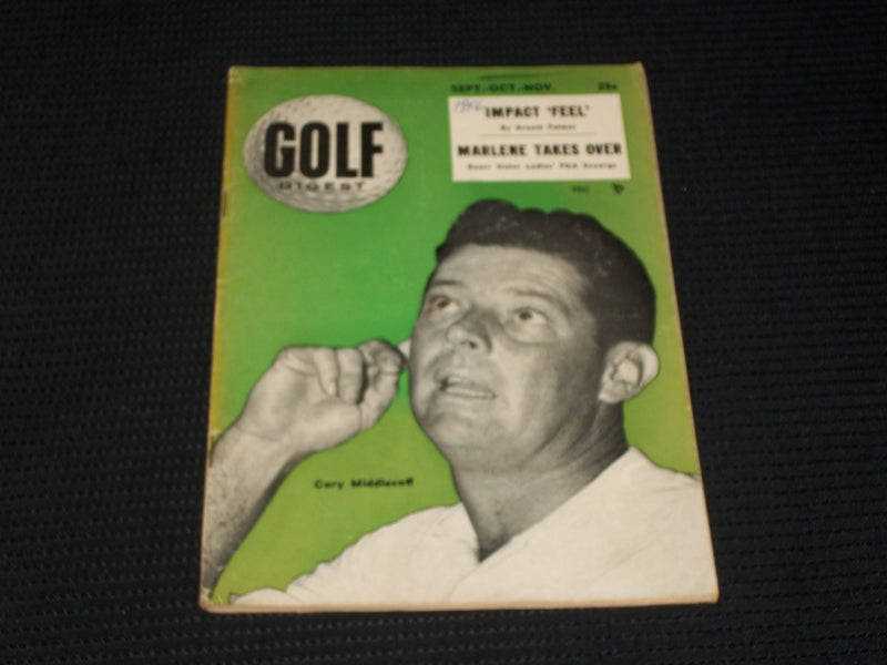 1956 SEPTEMBER GOLF DIGEST MAGAZINE - CARY MIDDLECOFF FRONT COVER - E 5494