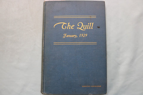 1929 JANUARY THE QUILL LINCOLN HIGH SCHOOL YEARBOOK - JERSEY CITY, NJ - YB 3584