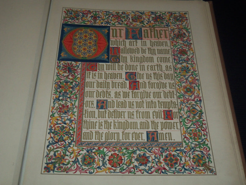 1861 SERMON ON THE MOUNT ILLUMINATED BY W & G AUDSLEY - CHARLES ROLT - Z 252