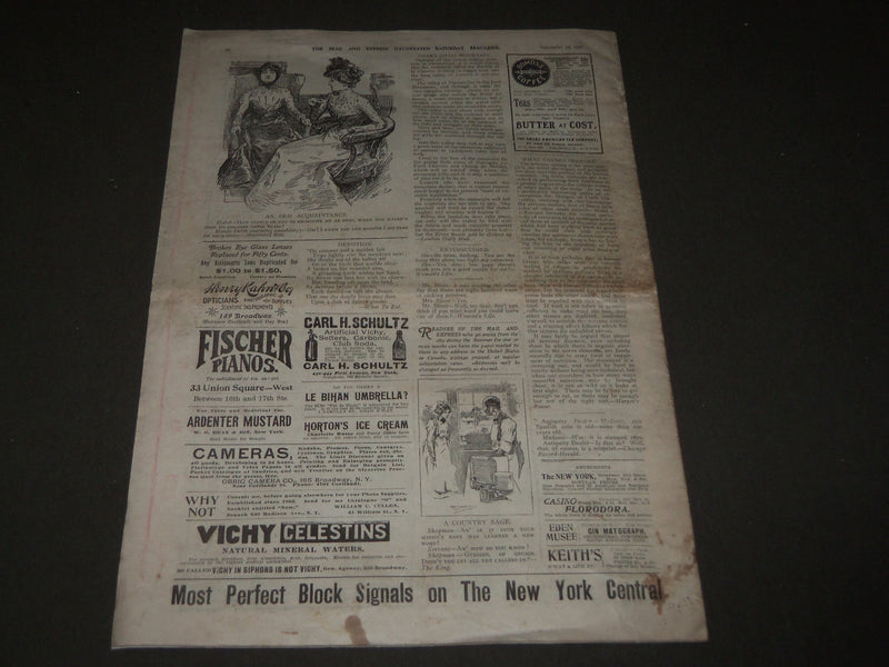1901 SEPTEMBER 14 THE MAIL AND EXPRESS MAGAZINE - PRESIDETN MCKINLEY - NP 2921