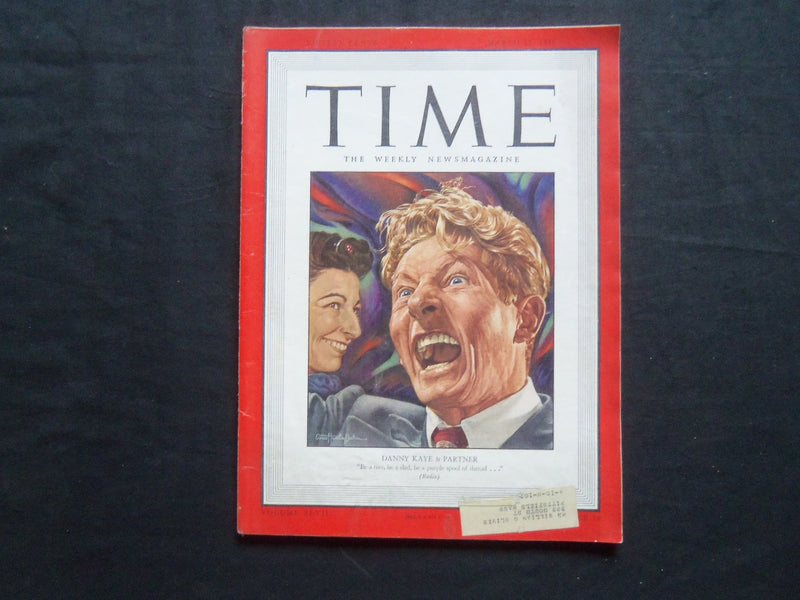1946 MARCH 11 TIME MAGAZINE - DANNY KAYE - T 1011
