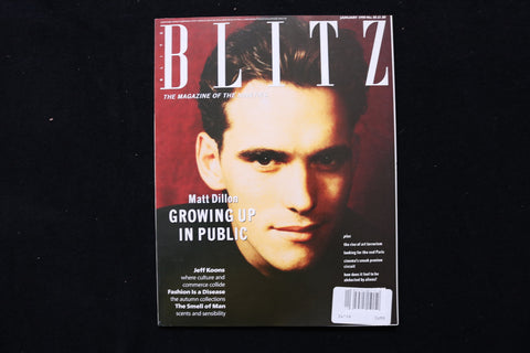 1990 JANUARY BLITZ MAGAZINE - MATT DILLON COVER - E 24398