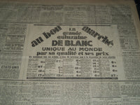 1927 JANUARY-MARCH LE TEMPS FRENCH NEWSPAPER BOUND VOLUME - VB 15