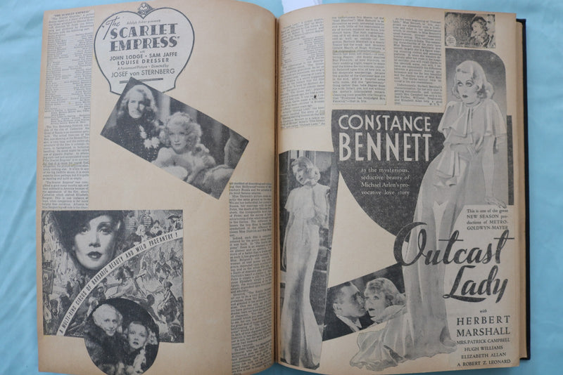 1930'S MOVIE NEWSPAPER REVIEW SCRAPBOOK - GONE WITH THE WIND - E 26494
