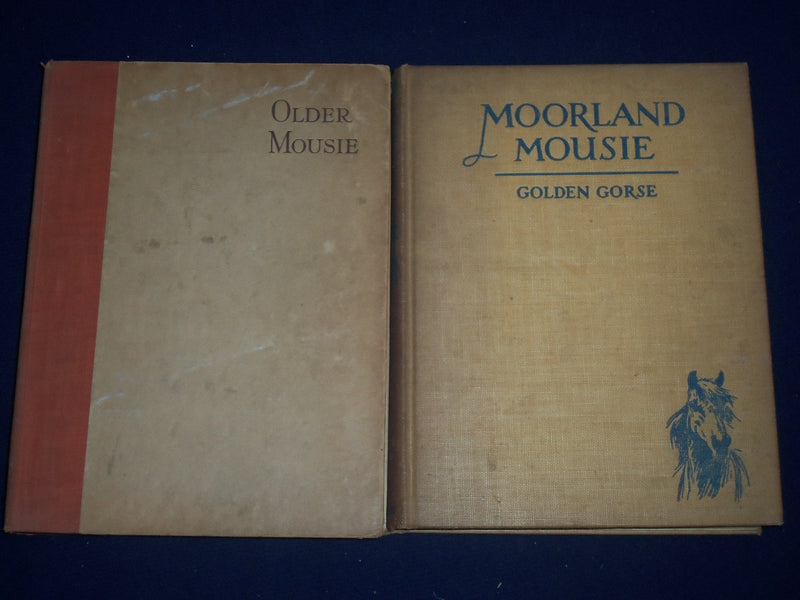 1930-1932 GOLDEN GORSE MOUSIE BOOK LOT OF 2 - PLATES BY LIONEL EDWARDS - KD 926X