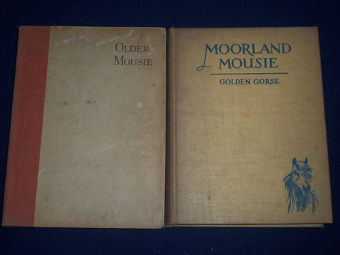 1930-1932 GOLDEN GORSE MOUSIE BOOK LOT OF 2 - PLATES BY LIONEL EDWARDS - KD 926X