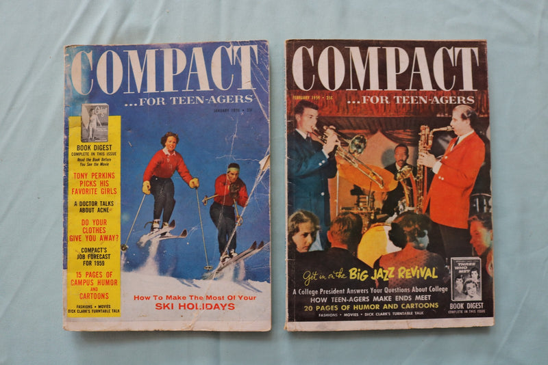 1957-1959 COMPACT DIGEST MAGAZINE - LOT OF 8 - O 3941