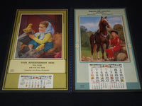 1954 SUPERIOR GIFT LINE SEMI-DELUXE CALENDARS - KD 3340F