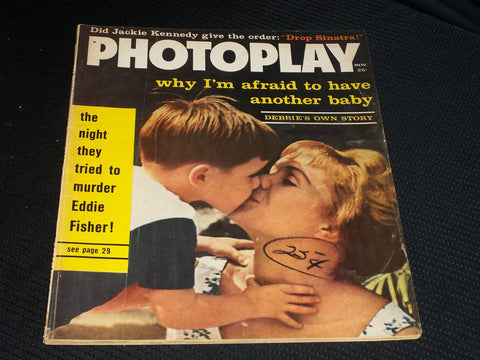 1961 NOVEMBER PHOTOPLAY MAGAZINE - DEBBIE REYNOLDS FRONT COVER - E 1784