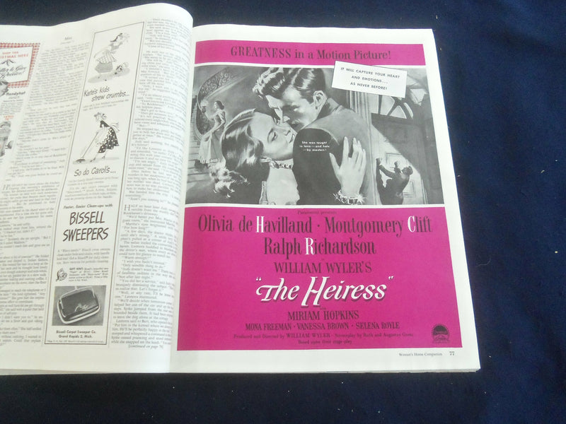 1949 DEC WOMAN'S HOME COMPANION MAGAZINE - MERRY CHRISTMAS TO ALL - ST 1115E