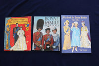 1982-2002 ROYAL FAMILY PAPER DOLL BOOKS - LOT OF 3 - O 3638