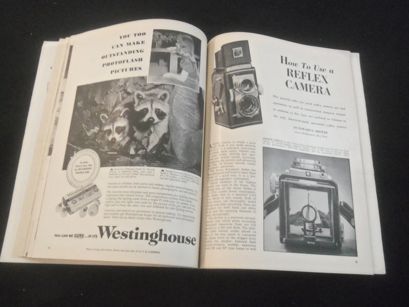 1951 AUGUST U.S. CAMERA MAGAZINE - PHOTOGRAPHING GALS - B 5529Q