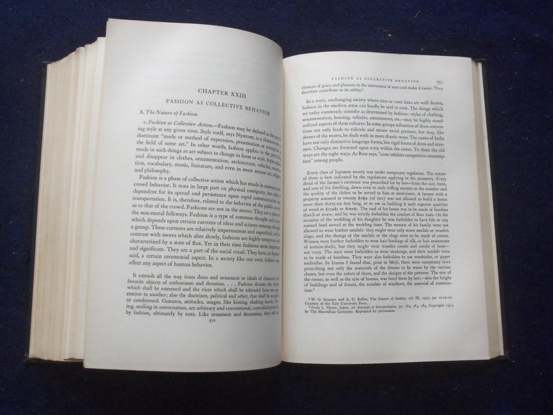 1931 SOCIAL PSYCHOLOGY HARDCOVER BOOK BY KIMBALL YOUNG - KD 8396