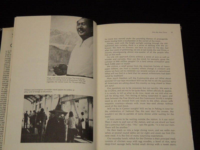 1973 CHINA JOURNAL HARDCOVER BOOK SIGNED BY EMMETT DEDMON - KD 7692