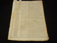 1850 DECEMBER 28 BOSTON MUSEUM NEWSPAPER - SNOW SQUEEN ANDERSEN - NP 9038